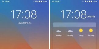 Как изменить стиль отображения виджетов часов и погоды на Meizu